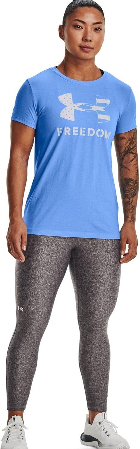 image:imageUnder Armour New Freedom Logo TShirt475 Carolina Blue Halo Gray