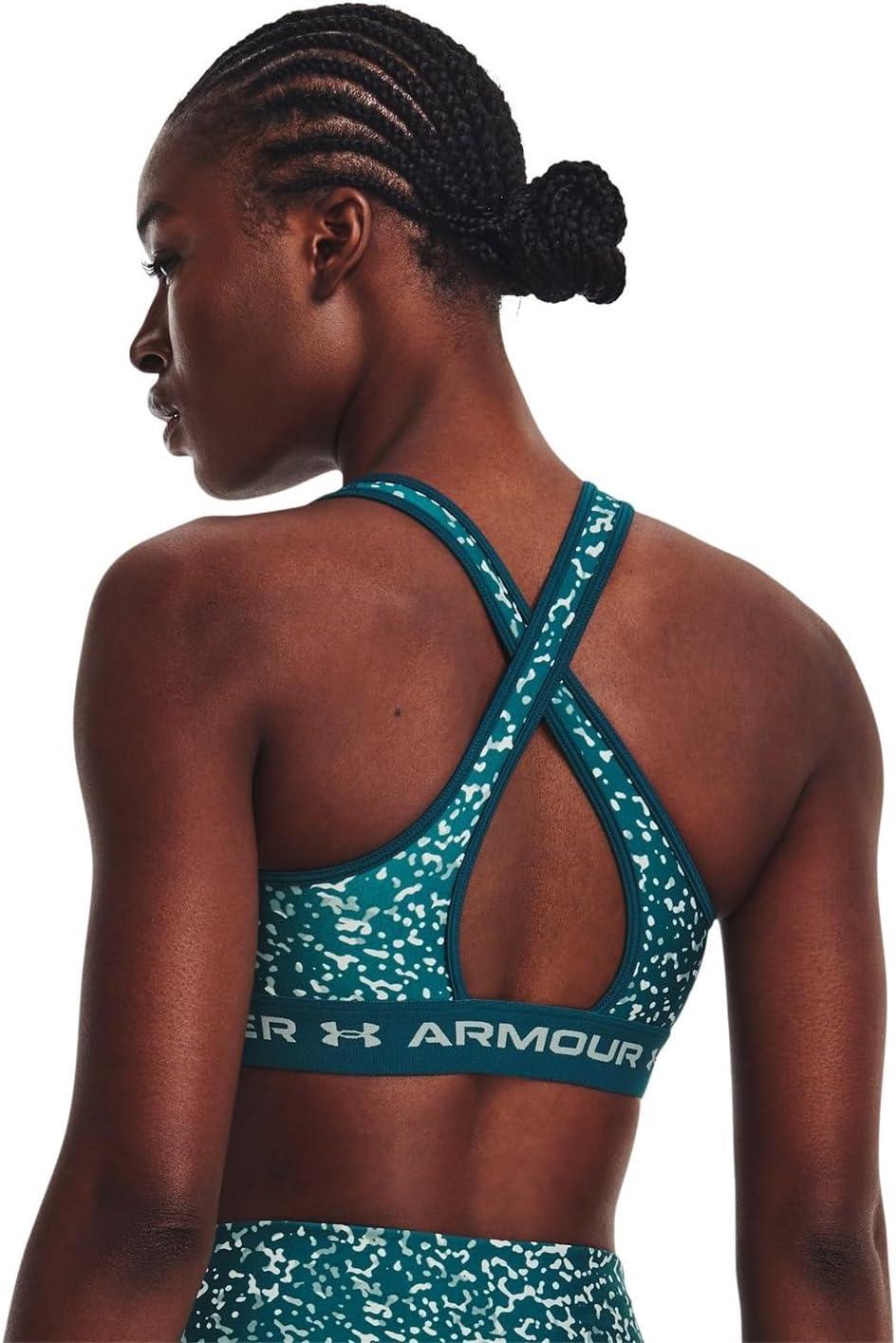 image:imageUnder Armour Womens CrossBack Mid PrintTourmaline Tealopal Green