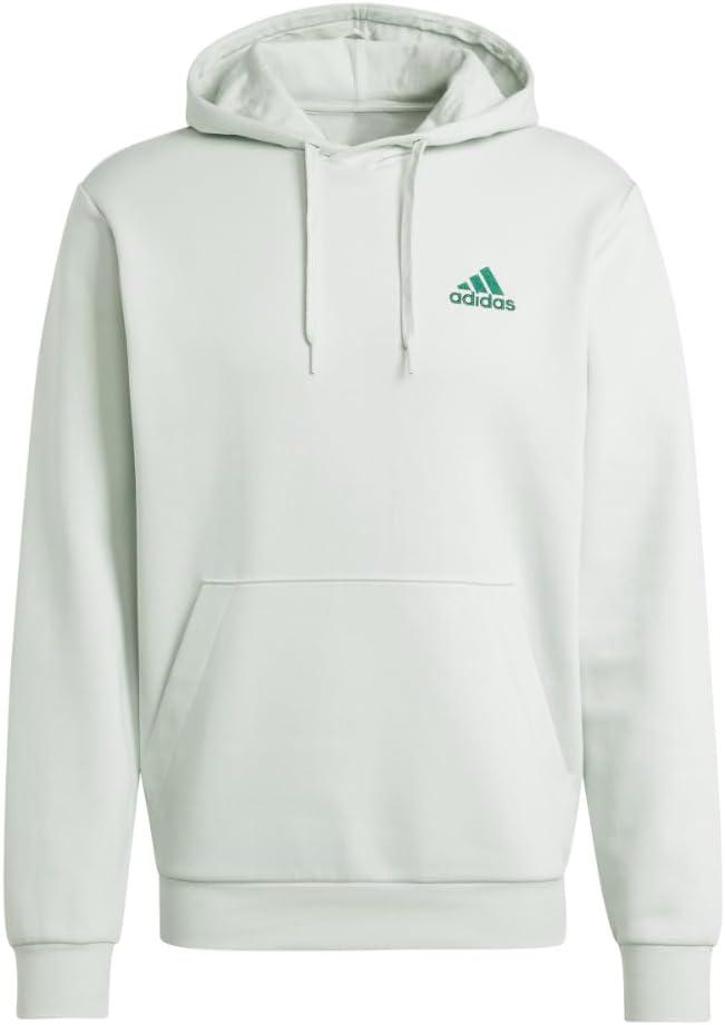 image:imageadidas Mens Essentials Fleece HoodieLinen Green