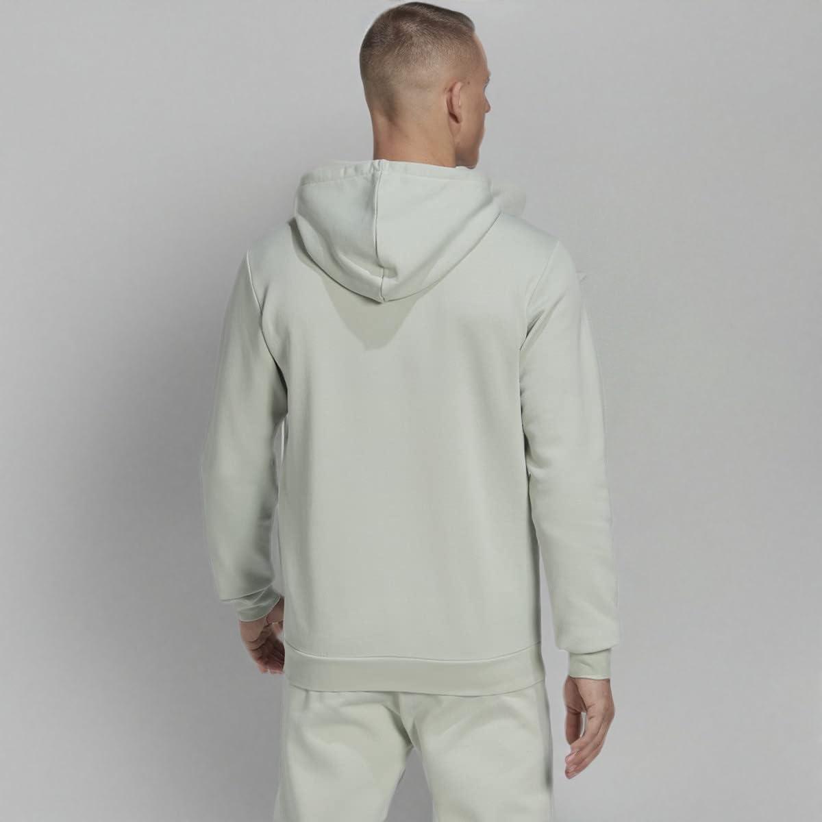 image:imageadidas Mens Essentials Fleece HoodieLinen Greengreen Oxide