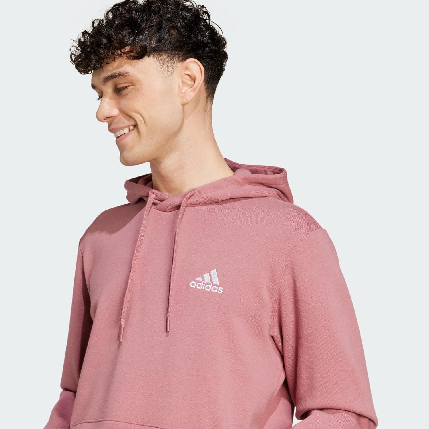 image:imageadidas Mens Essentials Fleece HoodiePreloved Crimson