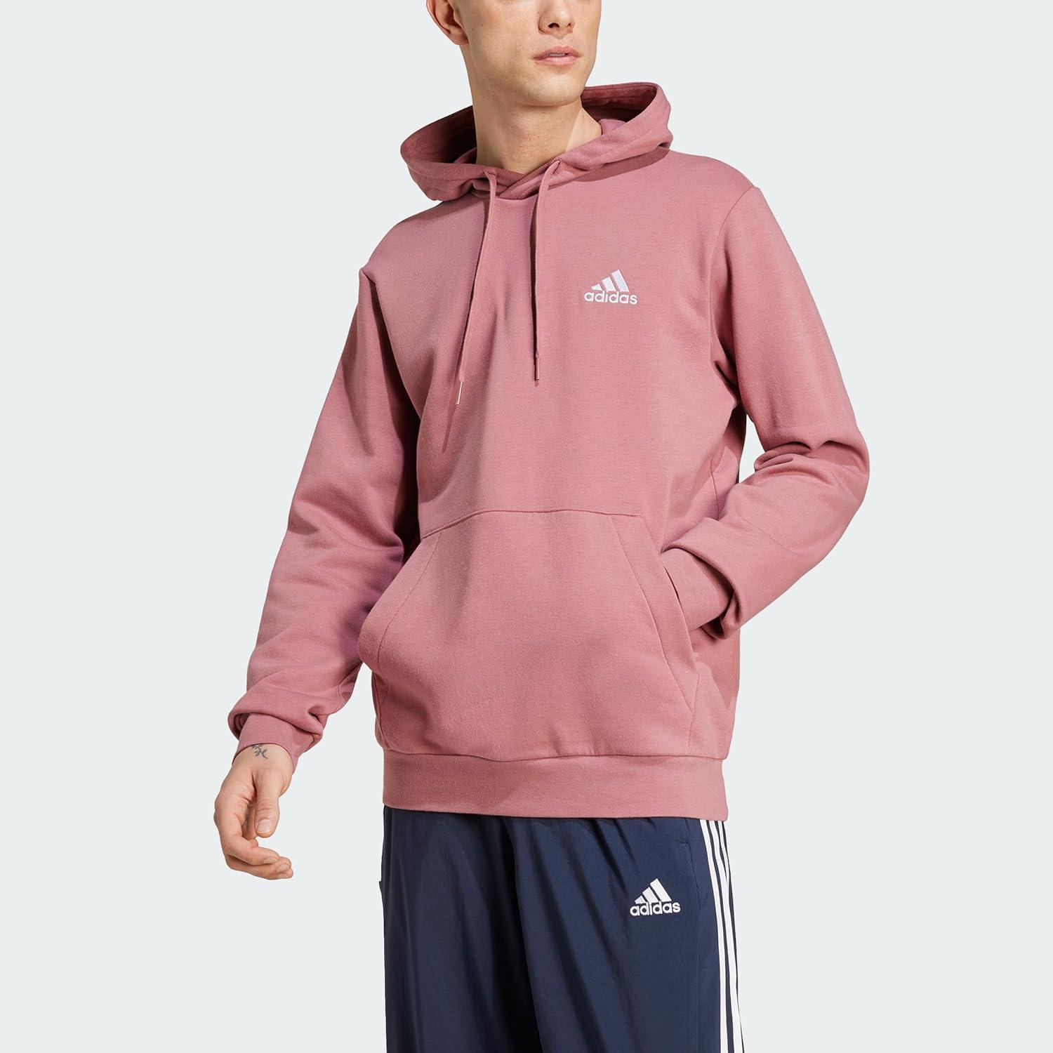image:imageadidas Mens Essentials Fleece HoodiePreloved Crimson