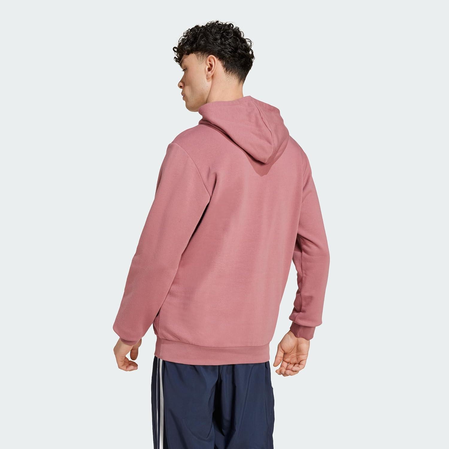 image:imageadidas Mens Essentials Fleece HoodiePreloved Crimson