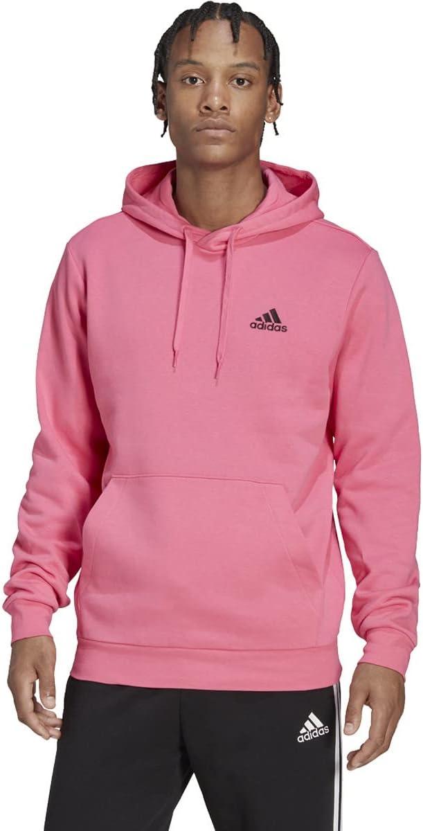 image:imageadidas Mens Essentials Fleece HoodiePulse Magentablack