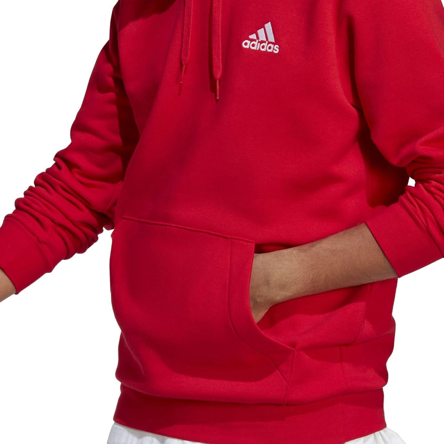 image:imageadidas Mens Essentials Fleece HoodieScarlet