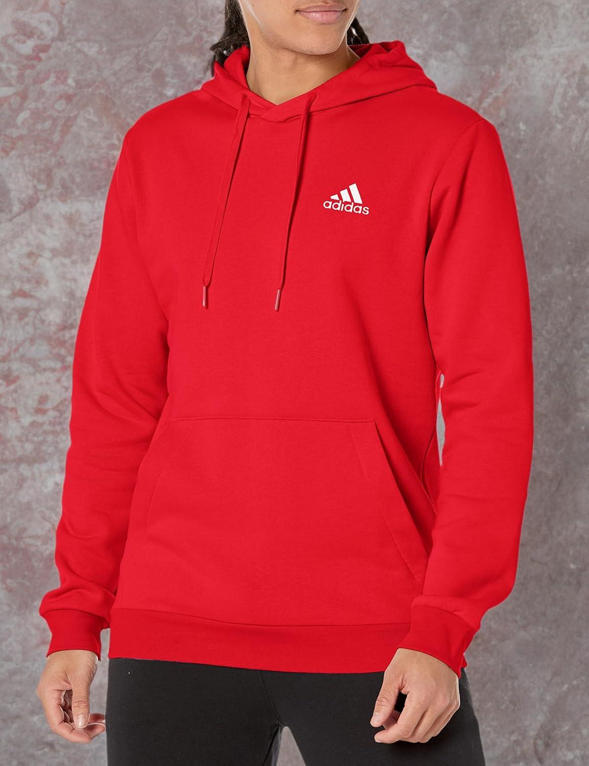 image:imageadidas Mens Essentials Fleece HoodieScarlet