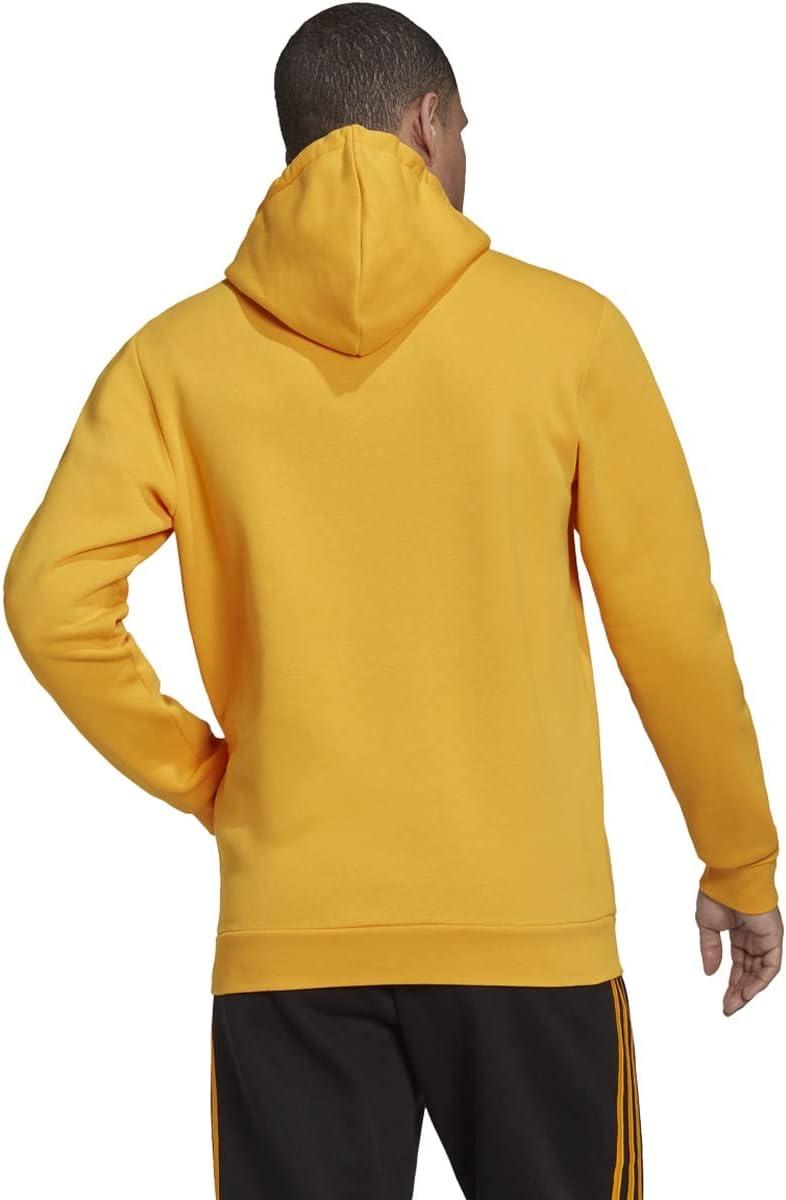 image:imageadidas Mens Essentials Fleece HoodieSemi Solar GoldBlack