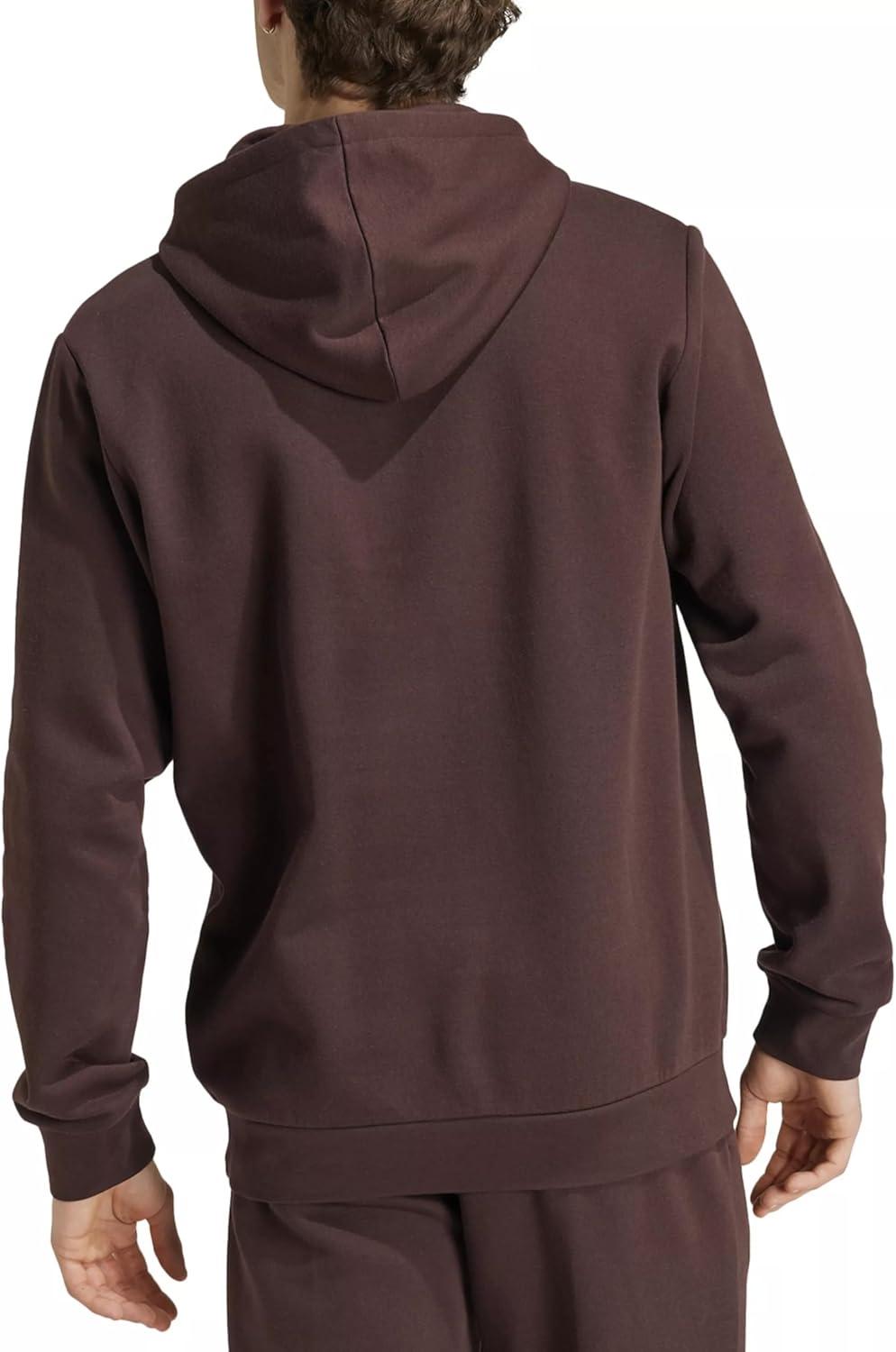 image:imageadidas Mens Essentials Fleece HoodieShadow Brown