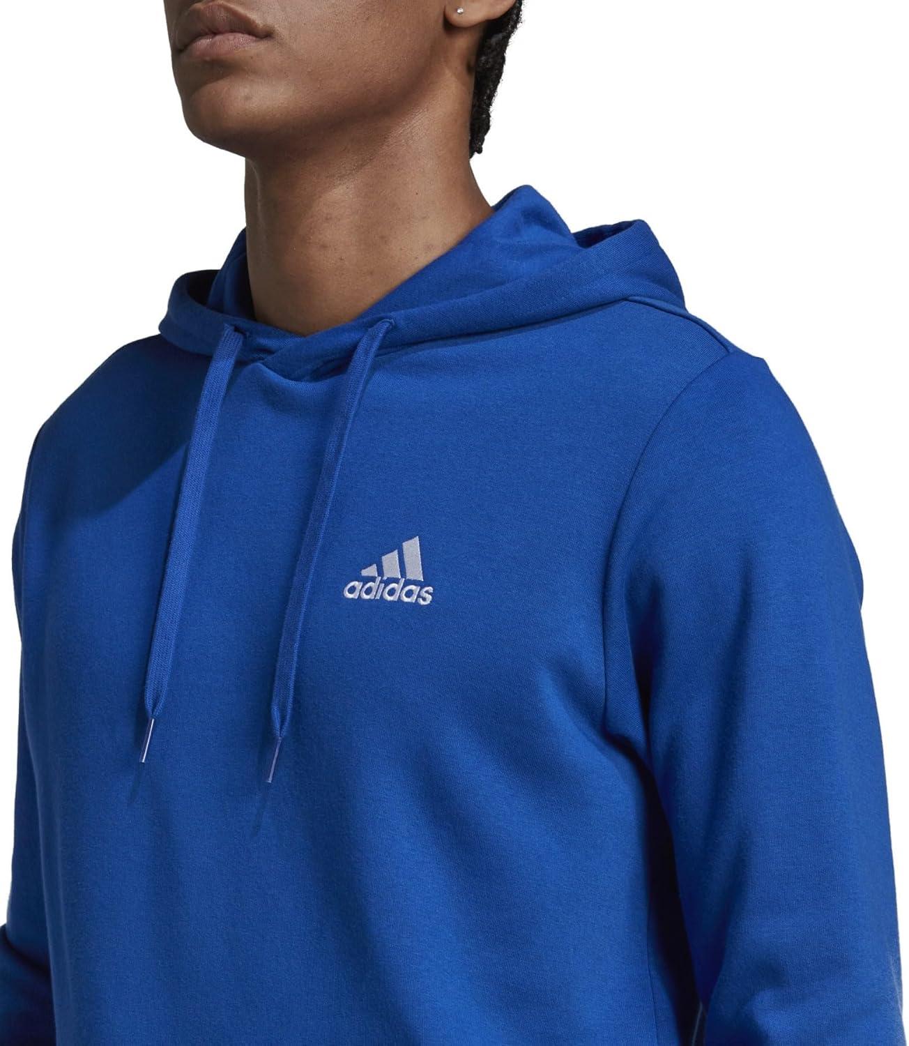 image:imageadidas Mens Essentials Fleece HoodieTeam Royal BlueWhite