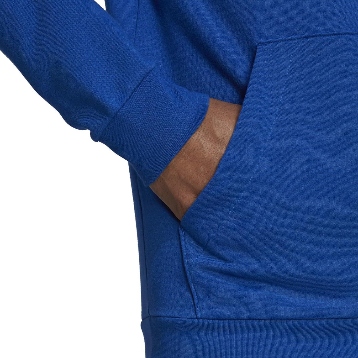 image:imageadidas Mens Essentials Fleece HoodieTeam Royal BlueWhite