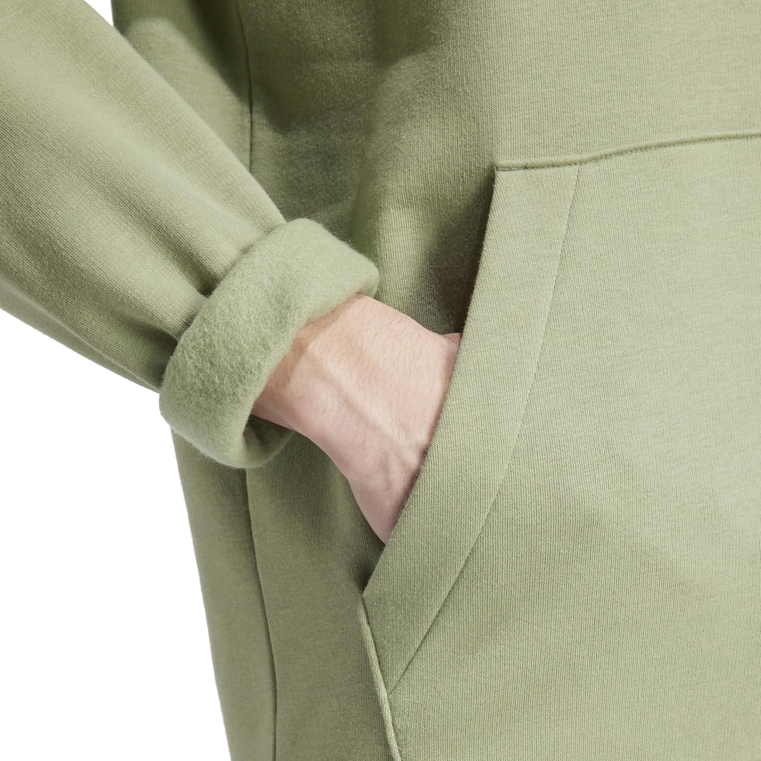 image:imageadidas Mens Essentials Fleece HoodieTent Green
