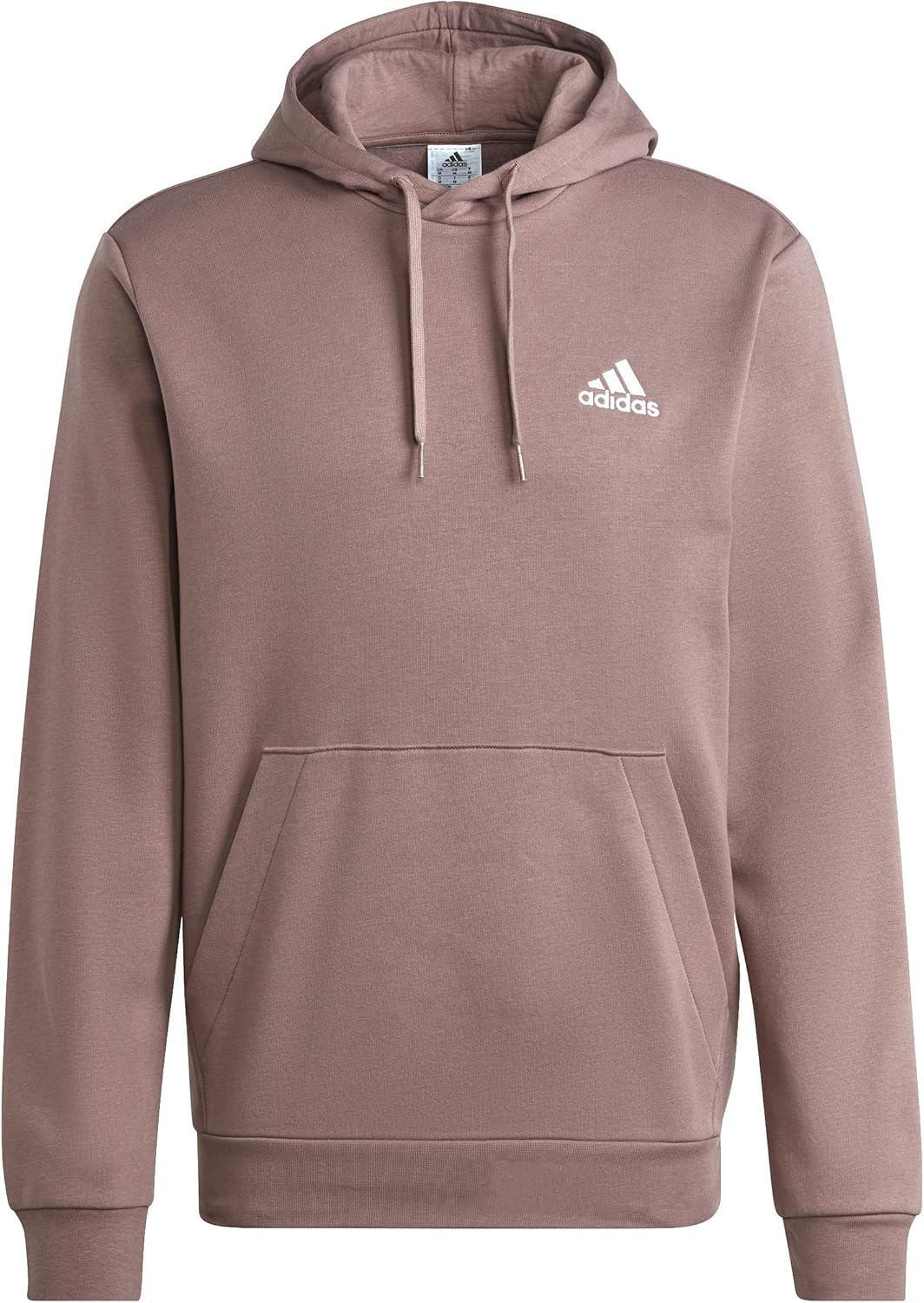 image:imageadidas Mens Essentials Fleece HoodieWonder OxideBlack