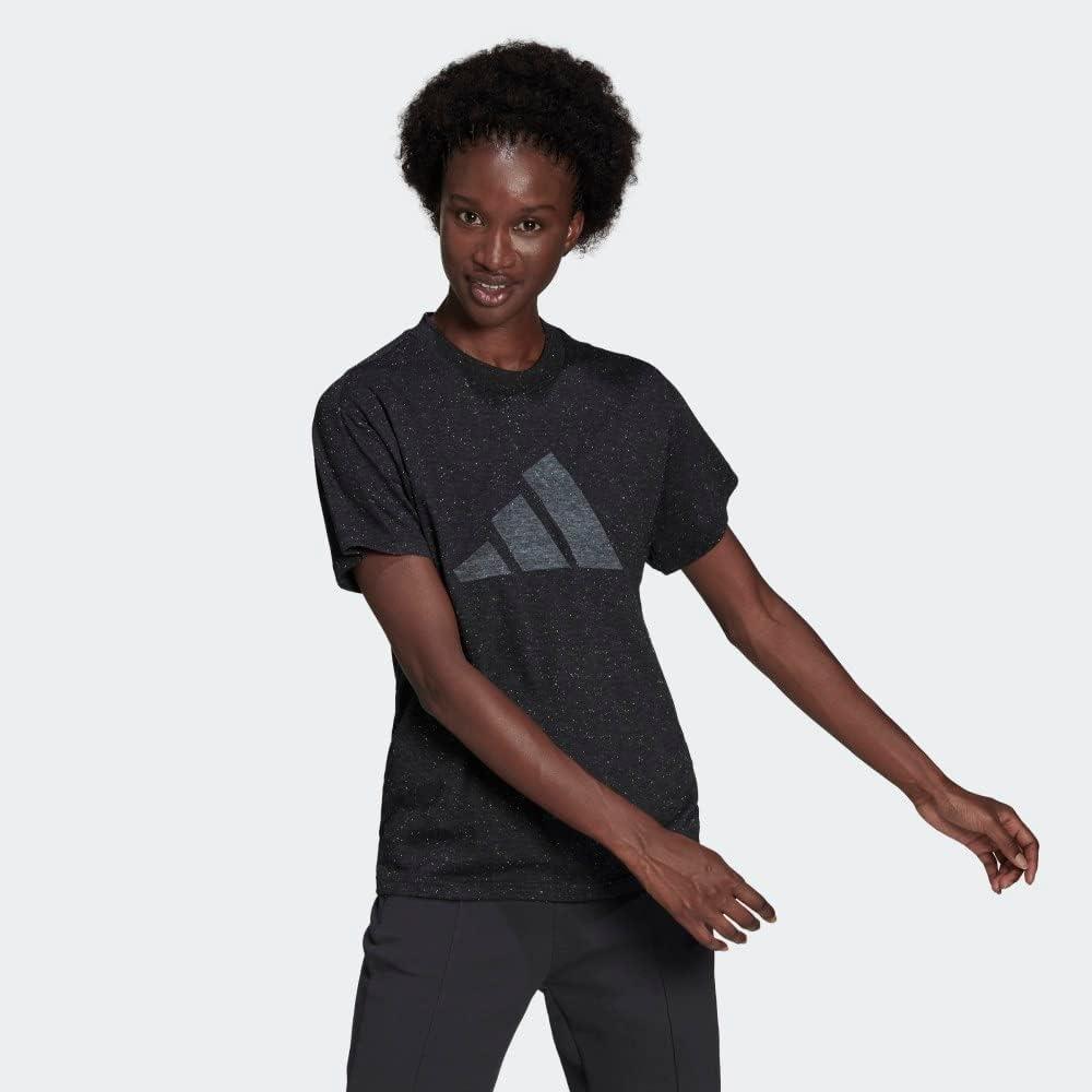 image:imageadidas Womens Future Icons Winners 30 TShirtBlack Melange