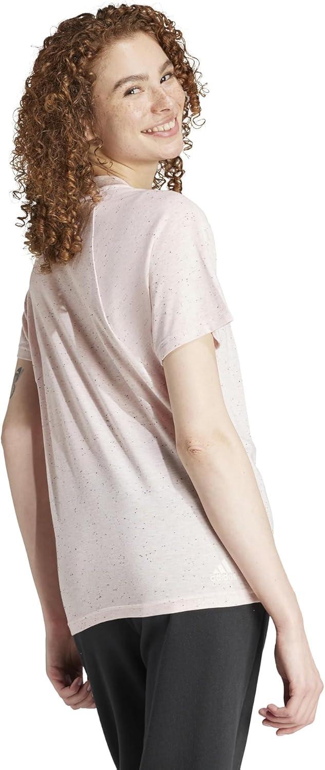 image:imageadidas Womens Future Icons Winners 30 TShirtSandy Pink Melange