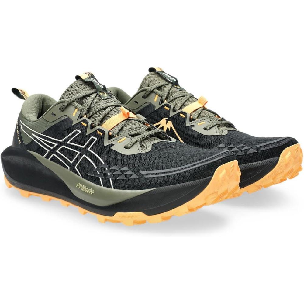 image:imageASICS Mens GelTrabuco 13 Running ShoesBlack Cream