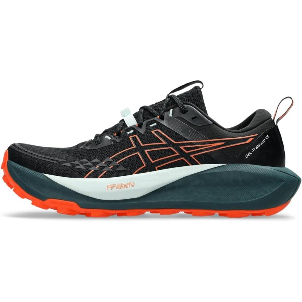 image:imageASICS Mens GelTrabuco 13 Running ShoesBlackNova Orange