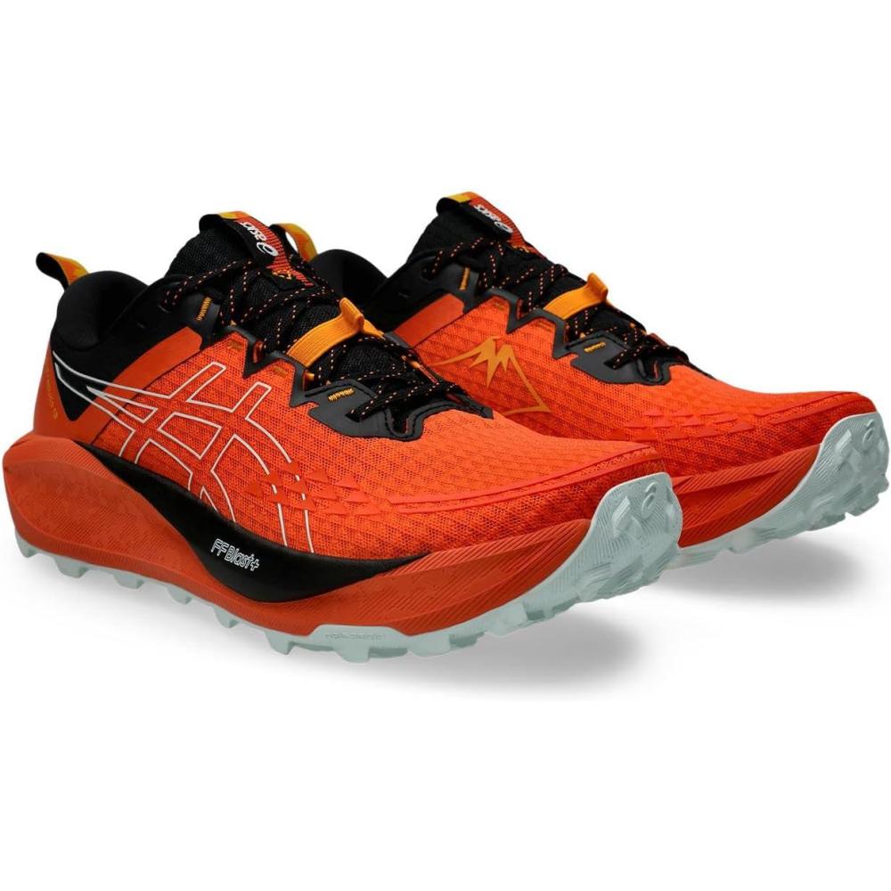 image:imageASICS Mens GelTrabuco 13 Running ShoesNova Orange Pure Aqua