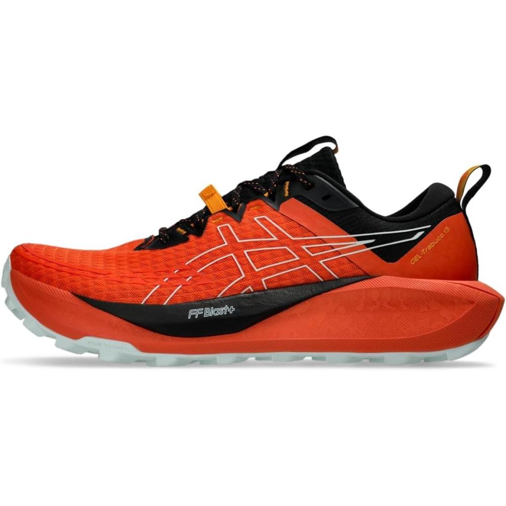 image:imageASICS Mens GelTrabuco 13 Running ShoesNova OrangePure Aqua