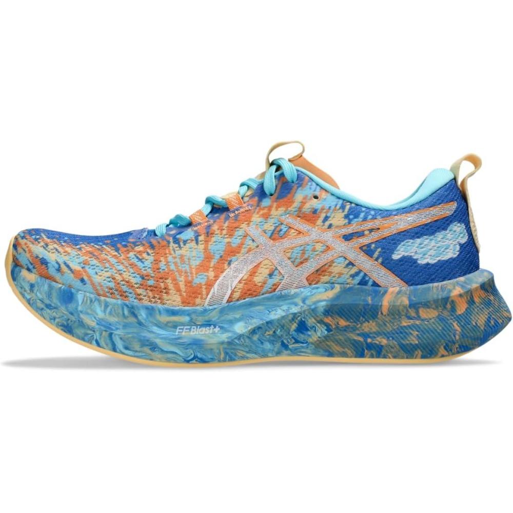 image:imageASICS Womens Noosa TRI 16 Running ShoesNature BlueFaded Orange