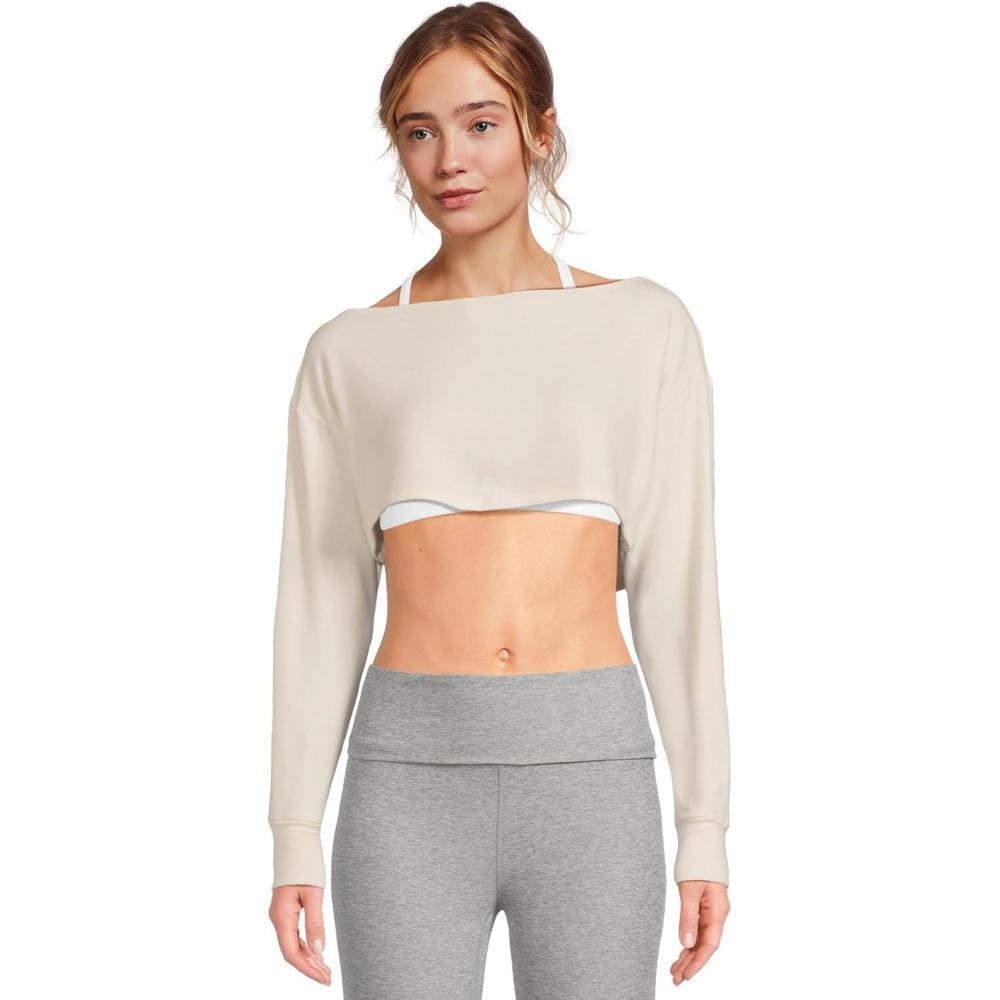 image:imageBeyond Yoga Womens Duet 2Way Convertible ShrugFresh Snow