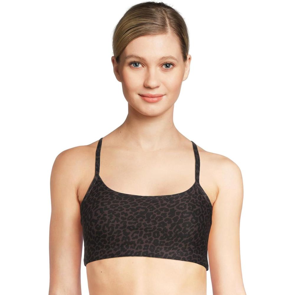 image:imageBeyond Yoga Womens Softmark Slim Racerback BraEspresso Leopard