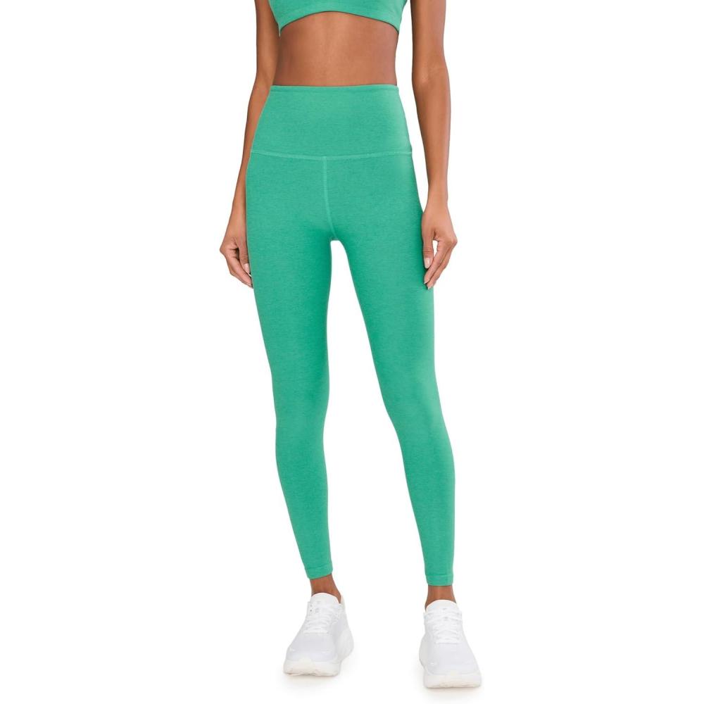 image:imageBeyond Yoga Womens Spacedye Caught in The Midi High Waisted LeggingBright Emerald Heather