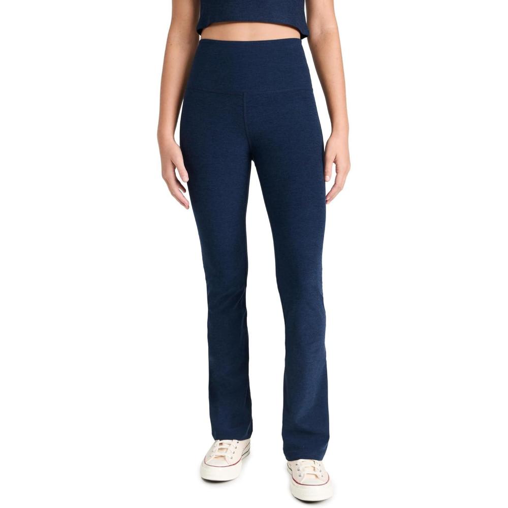 image:imageBeyond Yoga Womens Spacedye Practice High Waisted Bootcut PantNocturnal Navy