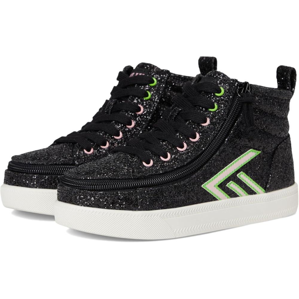 image:imageBilly Footwear UnisexChild Cs High Top Little KidBig KidWicked Black Glitz
