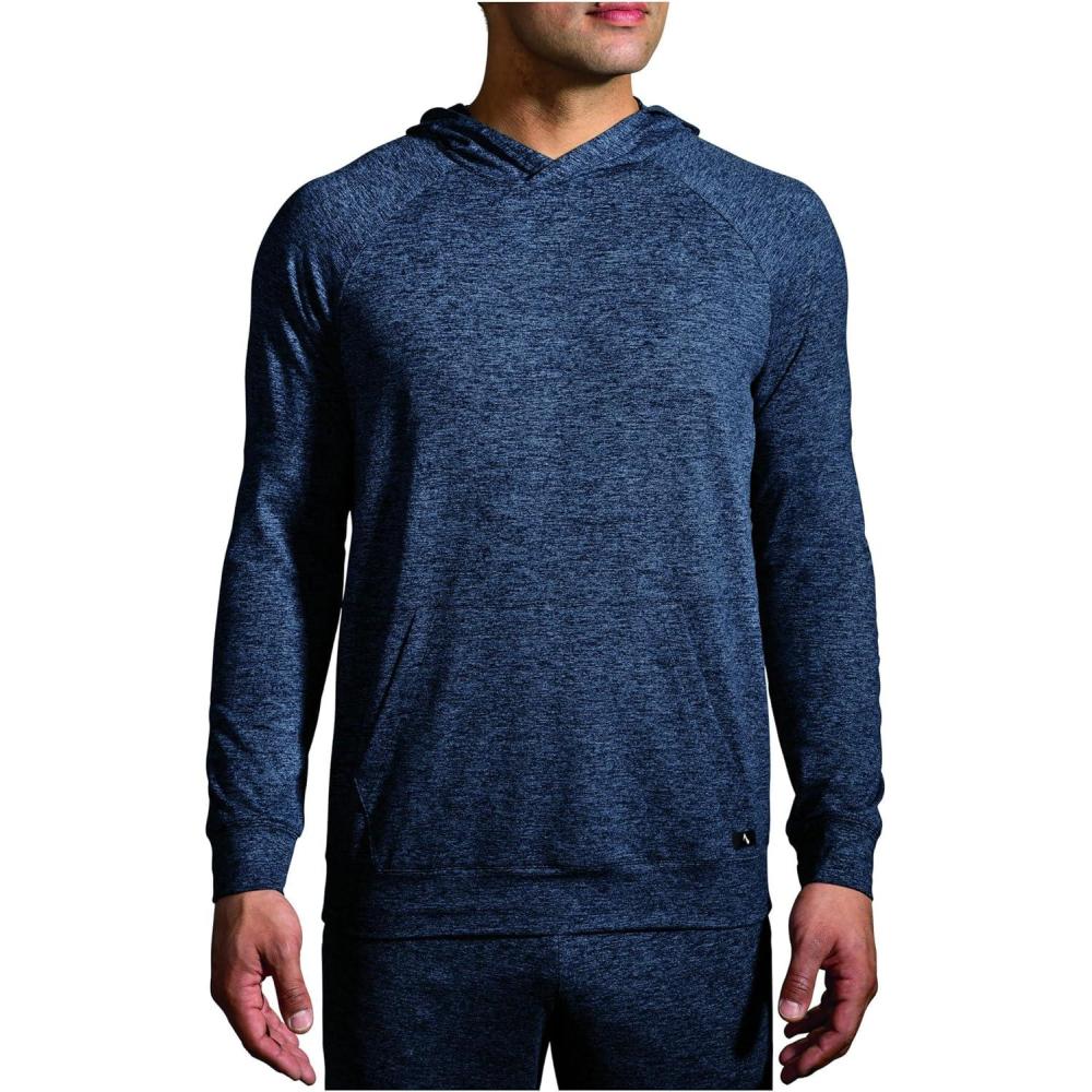 image:imageBrooks Luxe HoodieHeather Blue Slate