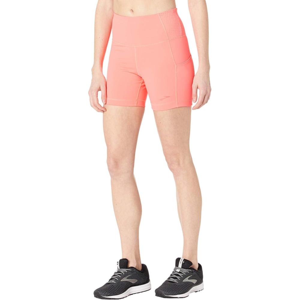 image:imageBrooks Method 5 Short TightsFluoro Pink