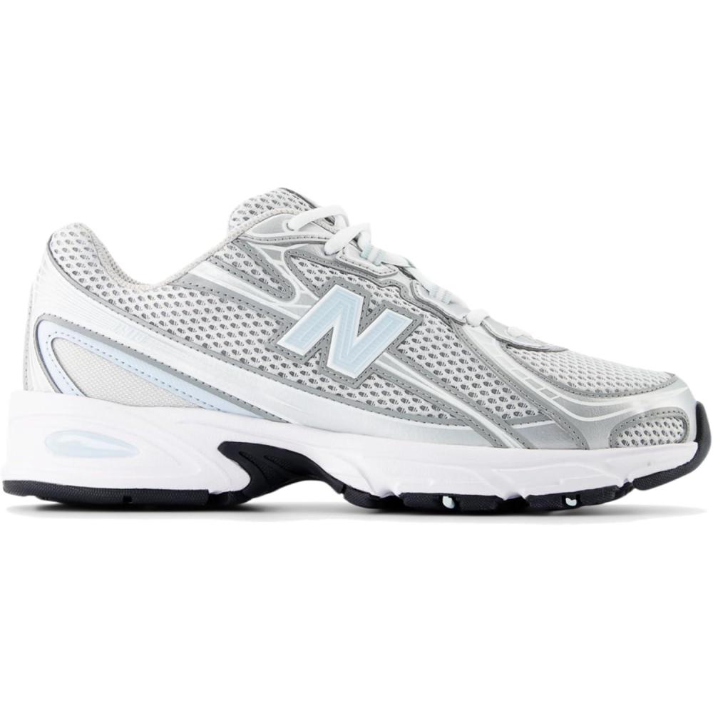 image:imageNew Balance Mens MC996 Lightweight Tennis ShoeGrey MatterFrosted GlassSilver MetallicWhite