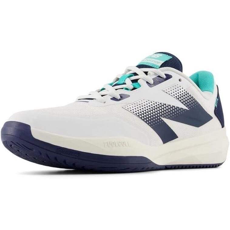 image:imageNew Balance Mens MC996 Lightweight Tennis ShoeWhiteNb NavyCyber Jade