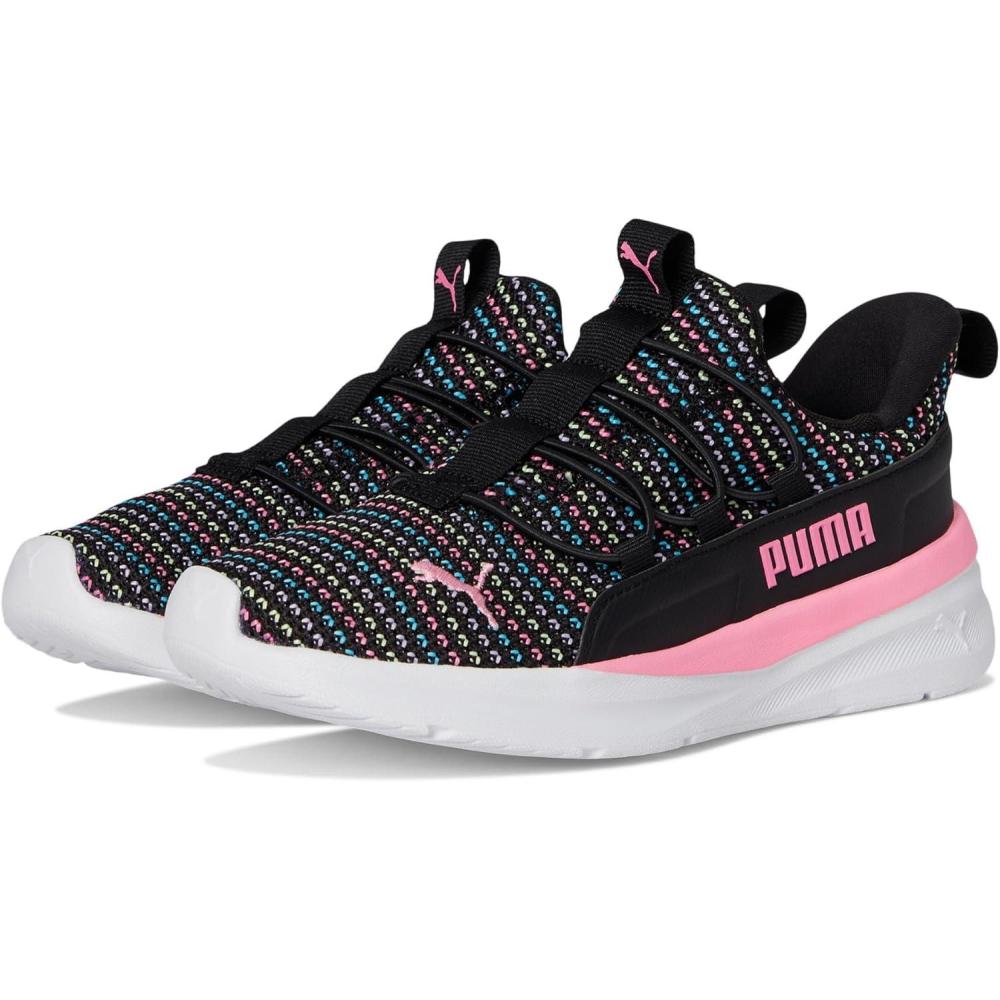 image:imagePuma UnisexChild One4all Slip onPuma Blackfast Pink1