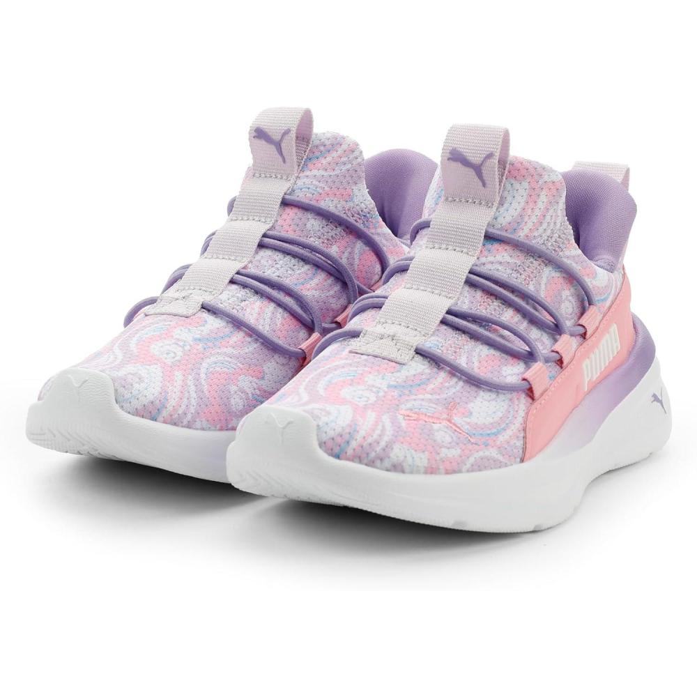 image:imagePuma UnisexChild One4all Slip onPuma Whitelilac Frostpearl Pink