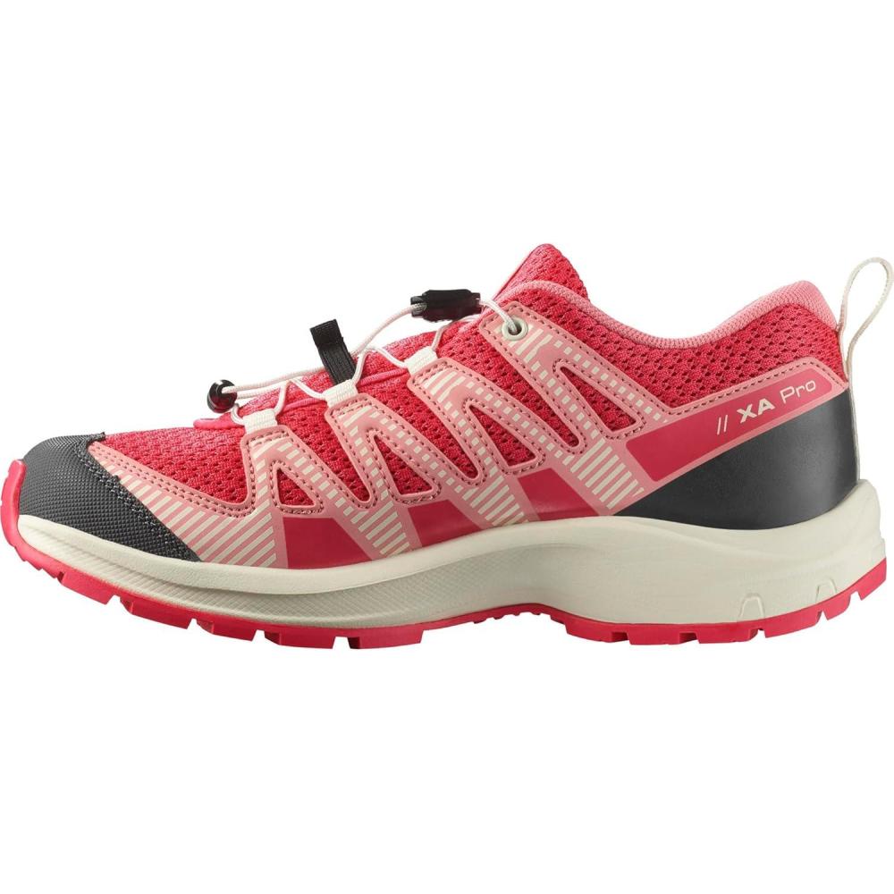 image:imageSalomon UnisexChild Xa Pro V8Rouge RedAlmond MilkFlamingo Pink