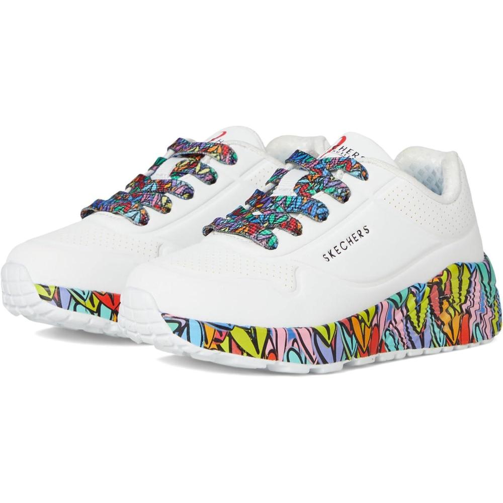 image:imageSkechers Womens Uno Lite 314088l Little KidBig KidWhiteMulti