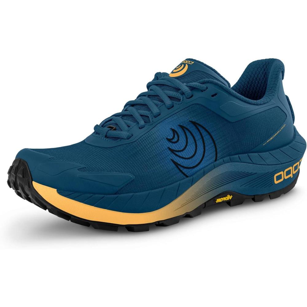 image:imageTopo Athletic Mens MTN Racer 4 Lightweight Comfortable 5MM Drop Trail Running Shoes Athletic Shoes for TrailNavyOrange