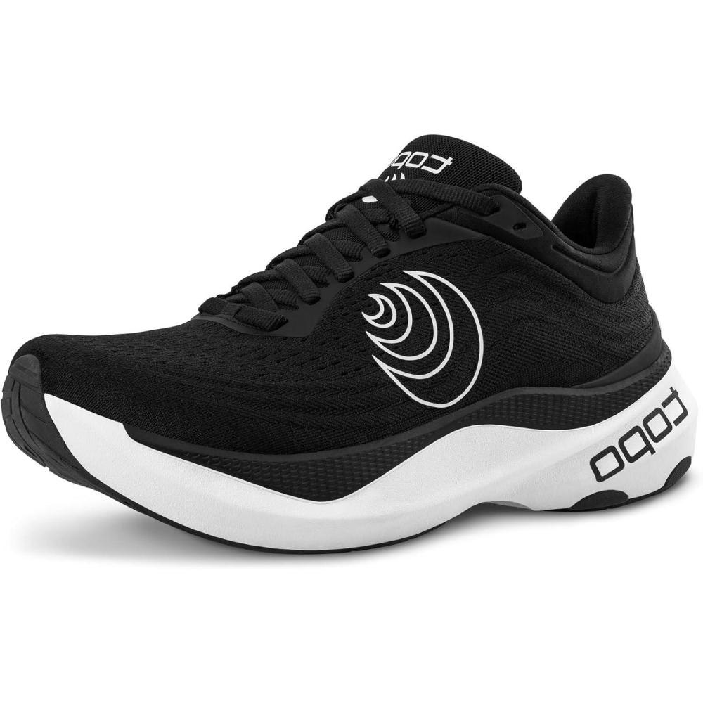 image:imageTopo Athletic Womens Lightweight Comfortable 5MM Drop Aura Road Running Shoes Athletic Shoes for Road RunningBlackWhite