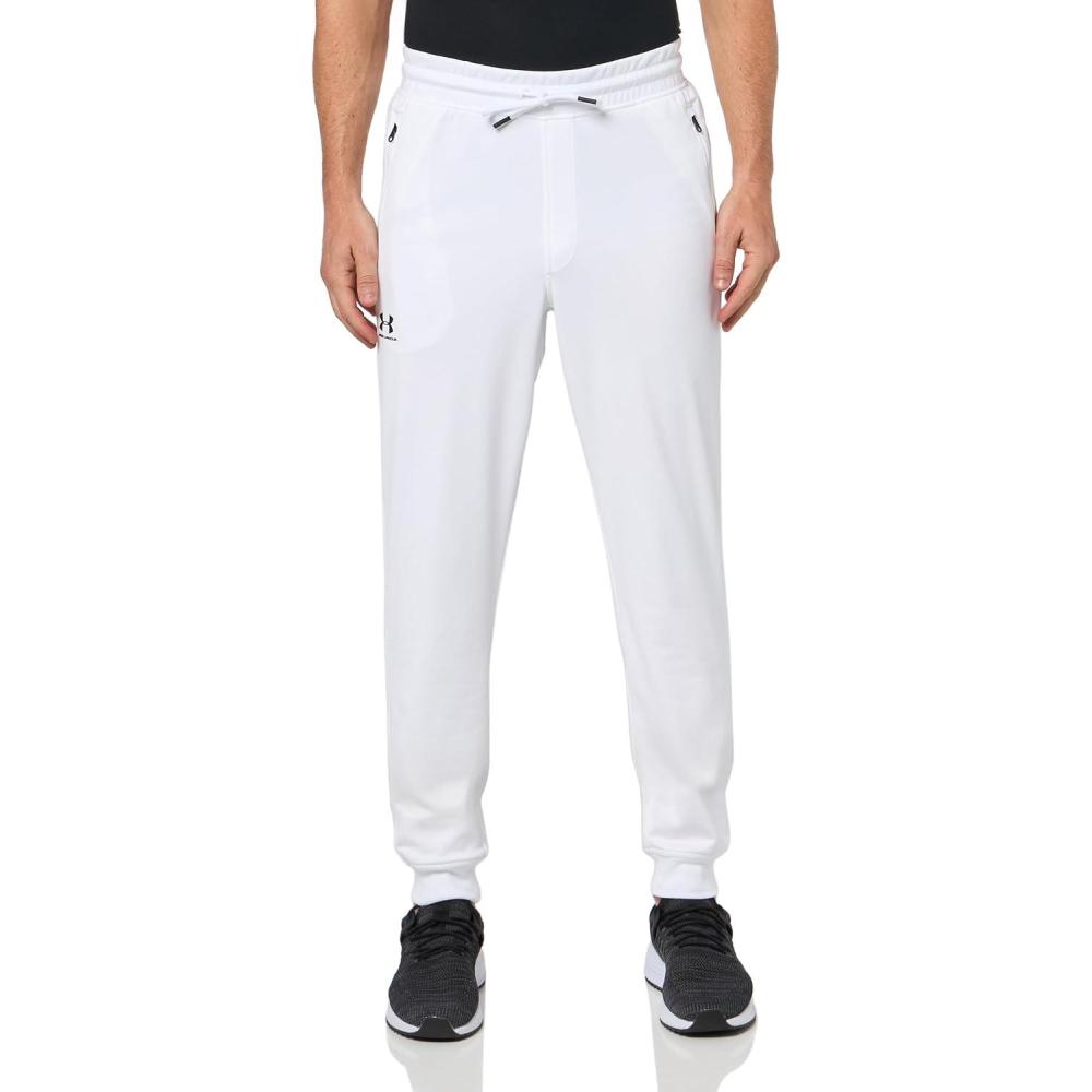 image:imageUnder Armour Mens Sportstyle Tricot Jogger100 White Black