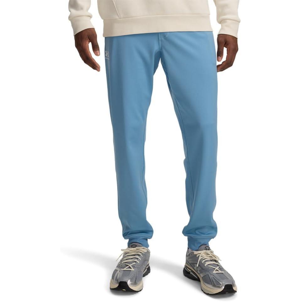 image:imageUnder Armour Mens Sportstyle Tricot Jogger418 Blue Smoke White