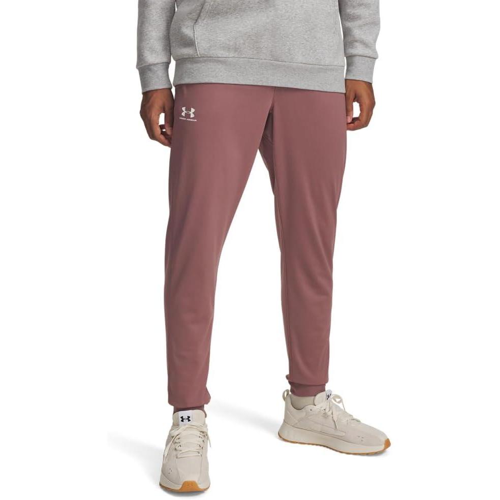 image:imageUnder Armour Mens Sportstyle Tricot Jogger651 Maroon Mist White