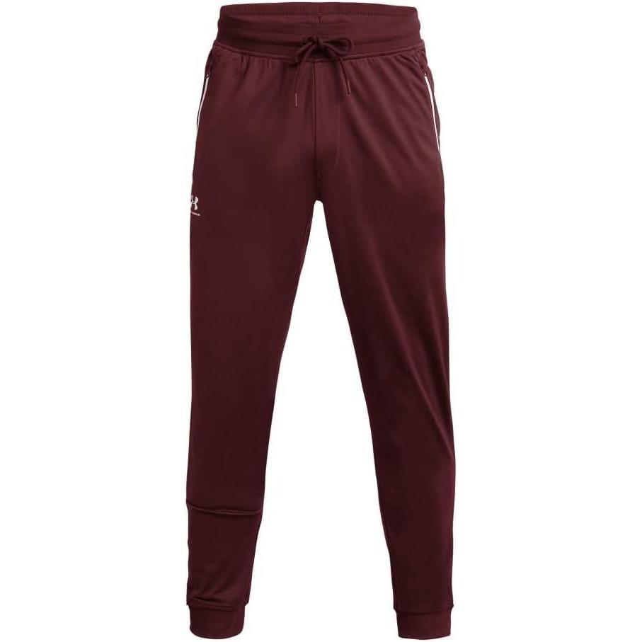 image:imageUnder Armour Mens Sportstyle Tricot Jogger690 Chestnut Red White