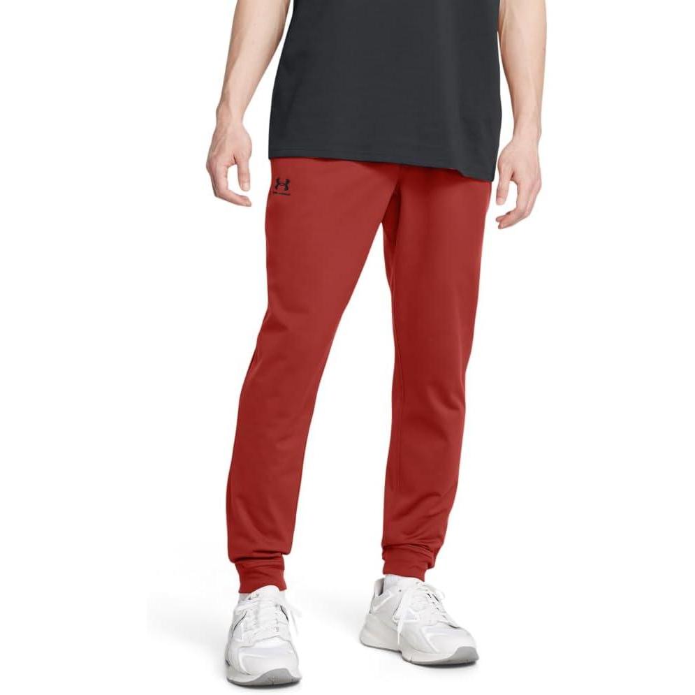 image:imageUnder Armour Mens Sportstyle Tricot Jogger840 Earthen Orange Black