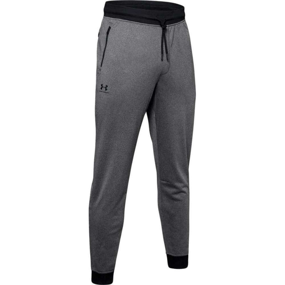 image:imageUnder Armour Mens Sportstyle Tricot JoggerCarbon Heather Black