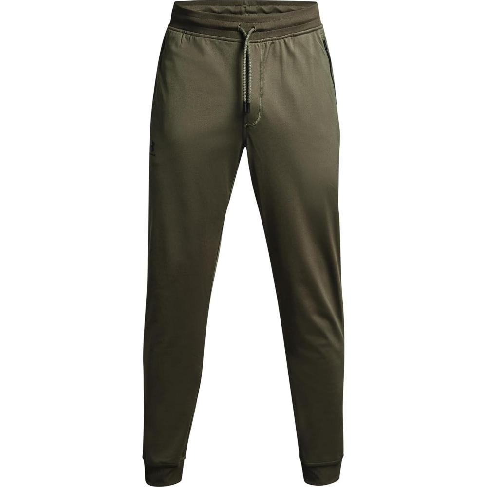 image:imageUnder Armour Mens Sportstyle Tricot JoggerMarine Od Green 390