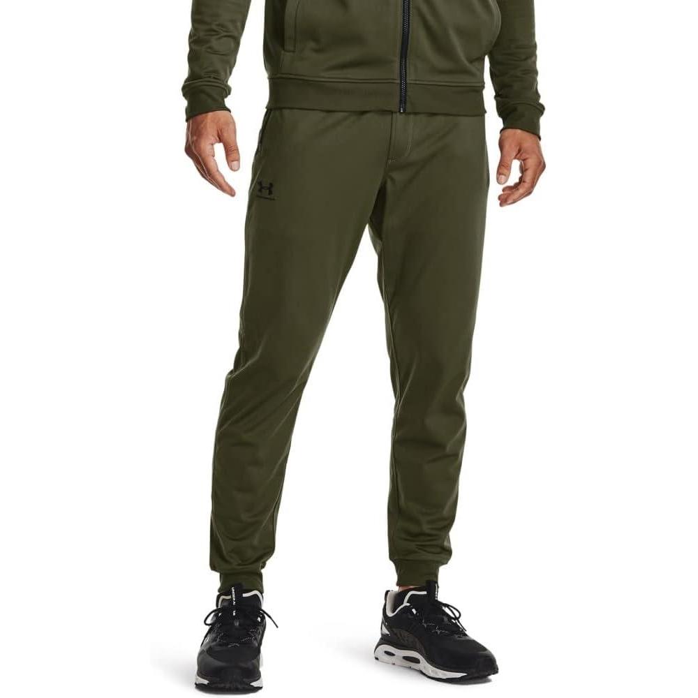 image:imageUnder Armour Mens Sportstyle Tricot JoggerMarine Od Green 390Black