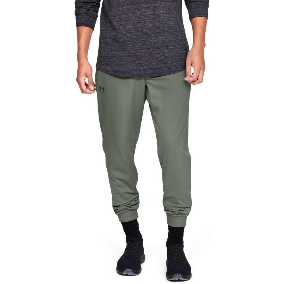 image:imageUnder Armour Mens Sportstyle Tricot JoggerMoss Green Black