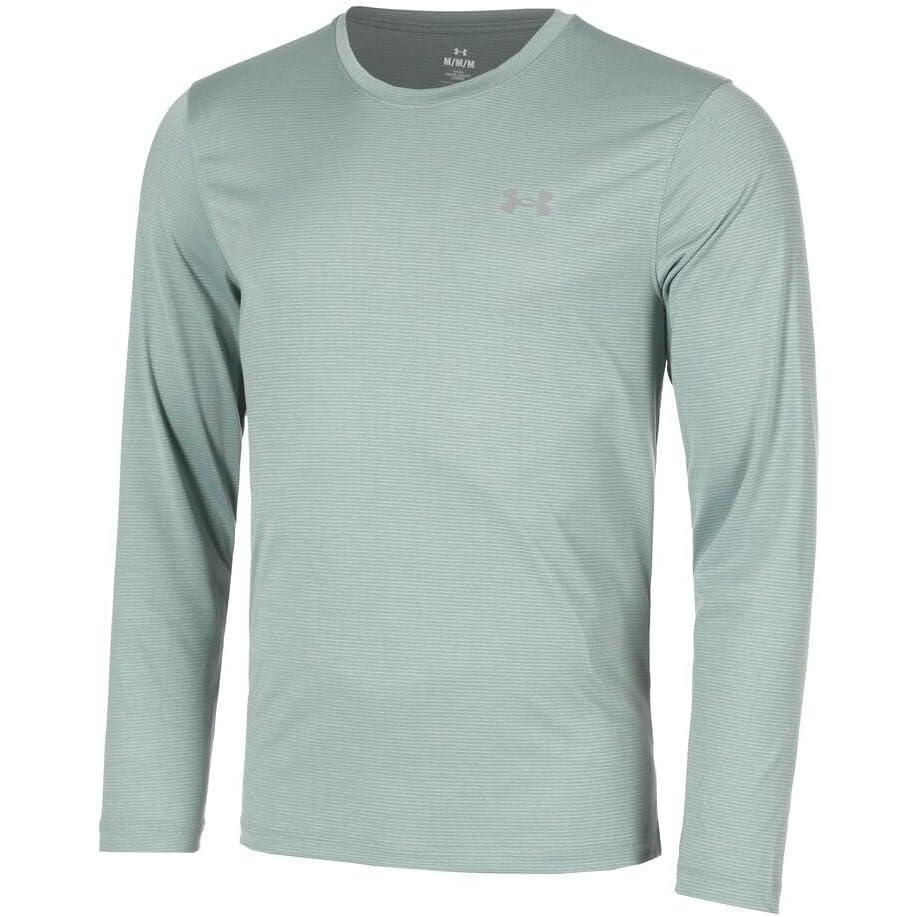 image:imageUnder Armour Mens Streaker Long SleeveSilica GreenReflective