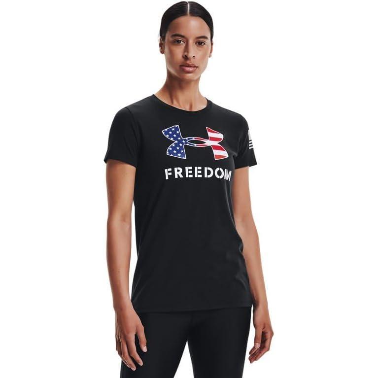 image:imageUnder Armour New Freedom Logo TShirtBlack 002White
