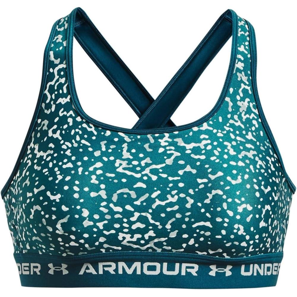 image:imageUnder Armour Womens CrossBack Mid PrintTourmaline Tealopal Green